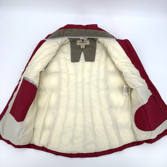 Woolrich Sierra Quilted Raspberry Puffer Vest Women’s Size Medium Outdoor Hiking - Picture 5 of 11